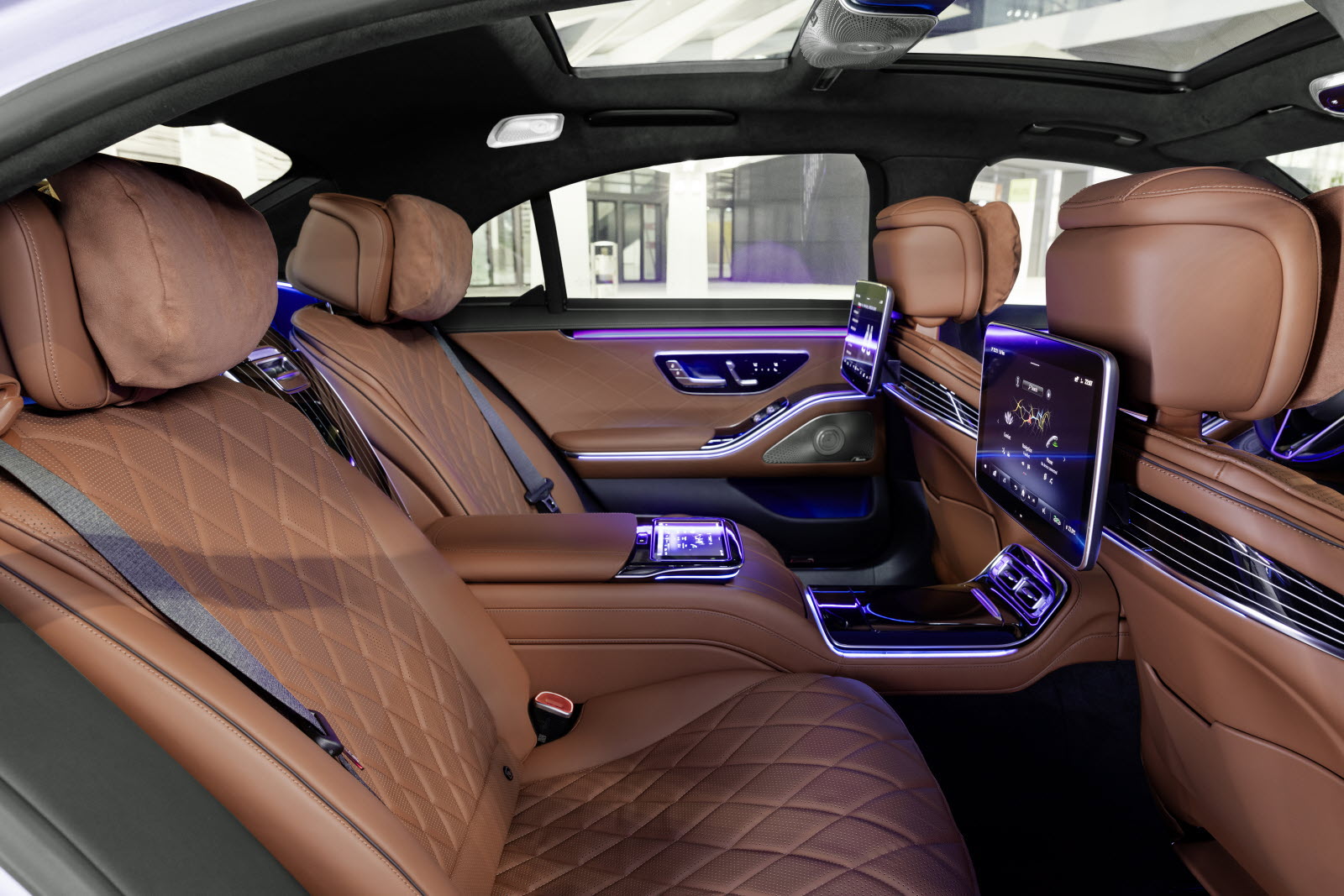 Transfert VIP Mercedes S Class first class seat