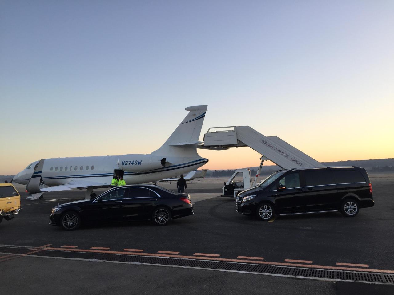 Transfert VIP Pickup Tarmac de l'aéroport